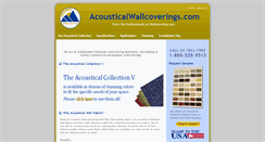 Desktop Screenshot of acousticalwallcoverings.com